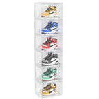 6 Tier Transparent Shoe Organiser