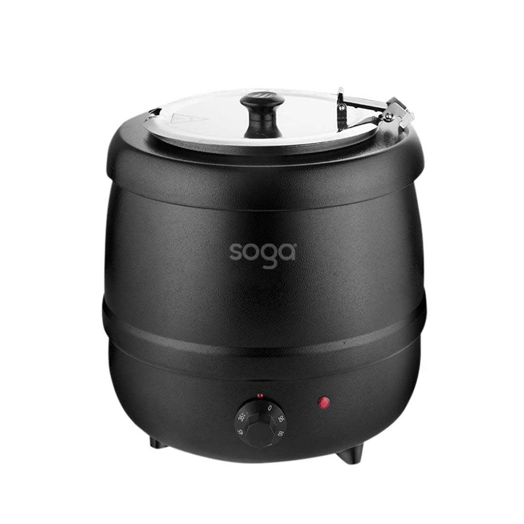 10L Commercial Electric Soup Maker Black