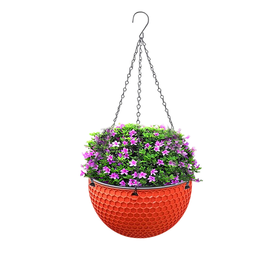 Red Small Hanging Flower Pot
