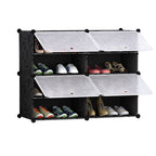 4 Tier 2 Column Shoe Rack Organizer