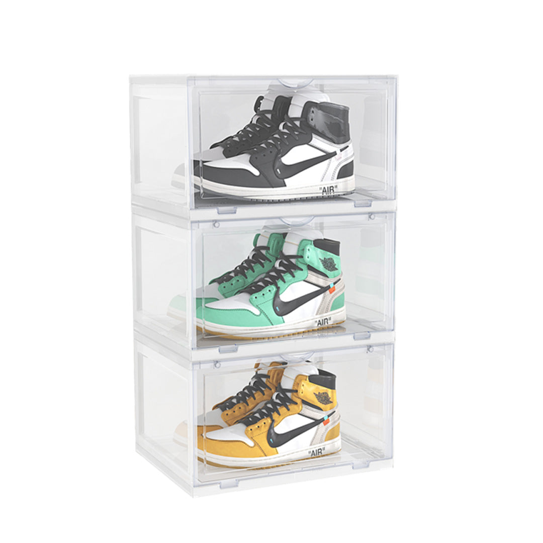 3 Tier Transparent Shoe Organiser