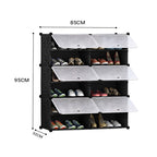 6 Tier 2 Column Shoe Rack Organizer