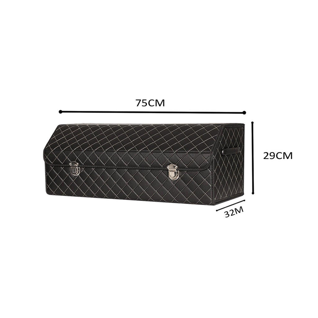 Car Boot Organizer Box w/ Lock Large