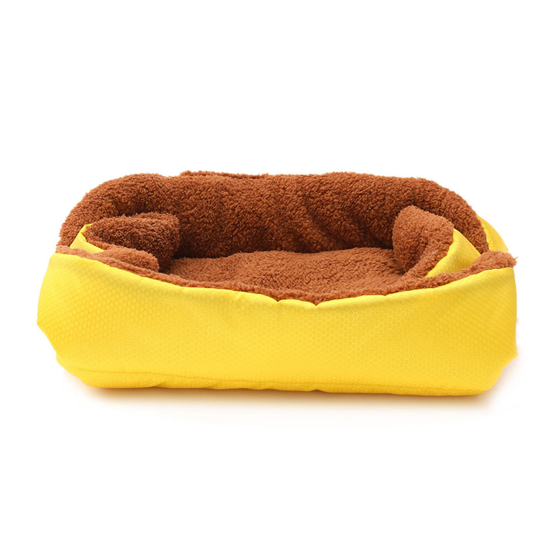 Yellow Dual-purpose Cushion Pet Mat