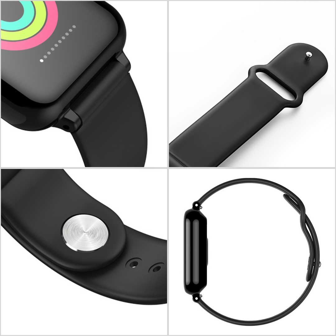 Waterproof Smart Watch Tracker Black