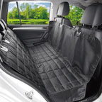 Luxury Oxford Waterproof Pet Back Seat Mat Black