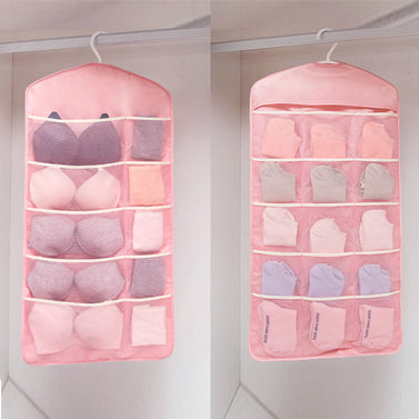 Pink Dual Hanging Storage Bag