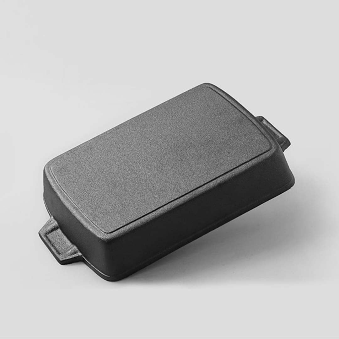 33cm Cast Iron Baking Roasting Dish Pan