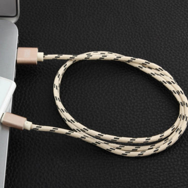 Android 1.5M MFI Metal Braided USB Cable Red