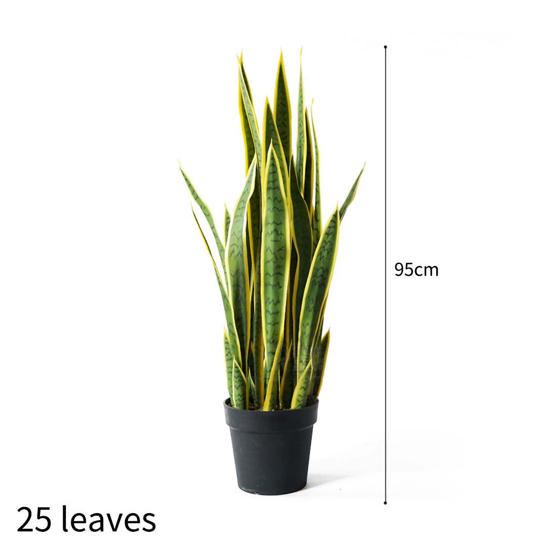 95cm Artificial Yellow Edge Tiger Piran Plant