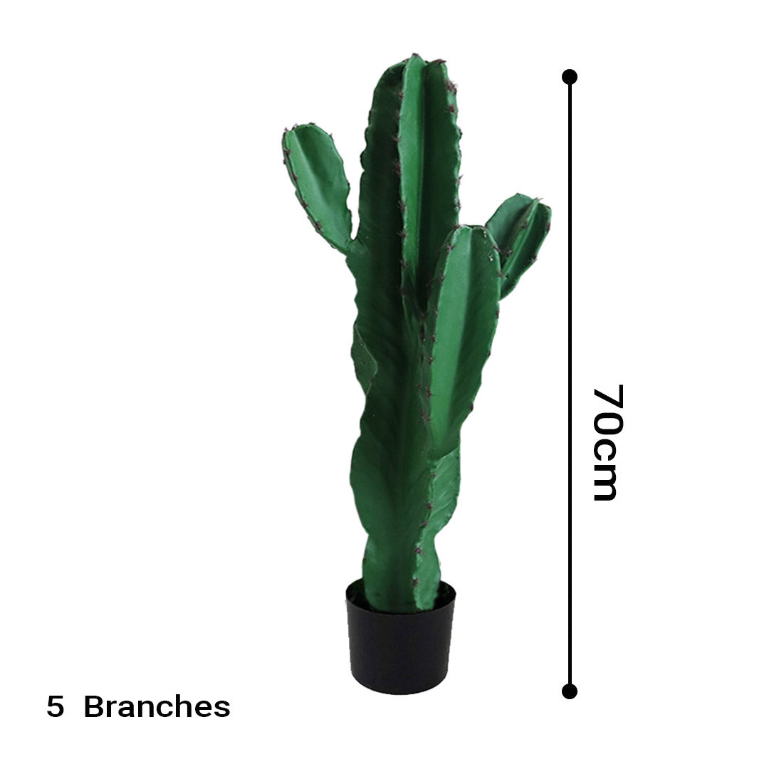 70cm Artificial Indoor Cactus Tree 5 Heads