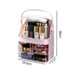 3 Tier Pink Countertop Cosmetic Storage Organiser