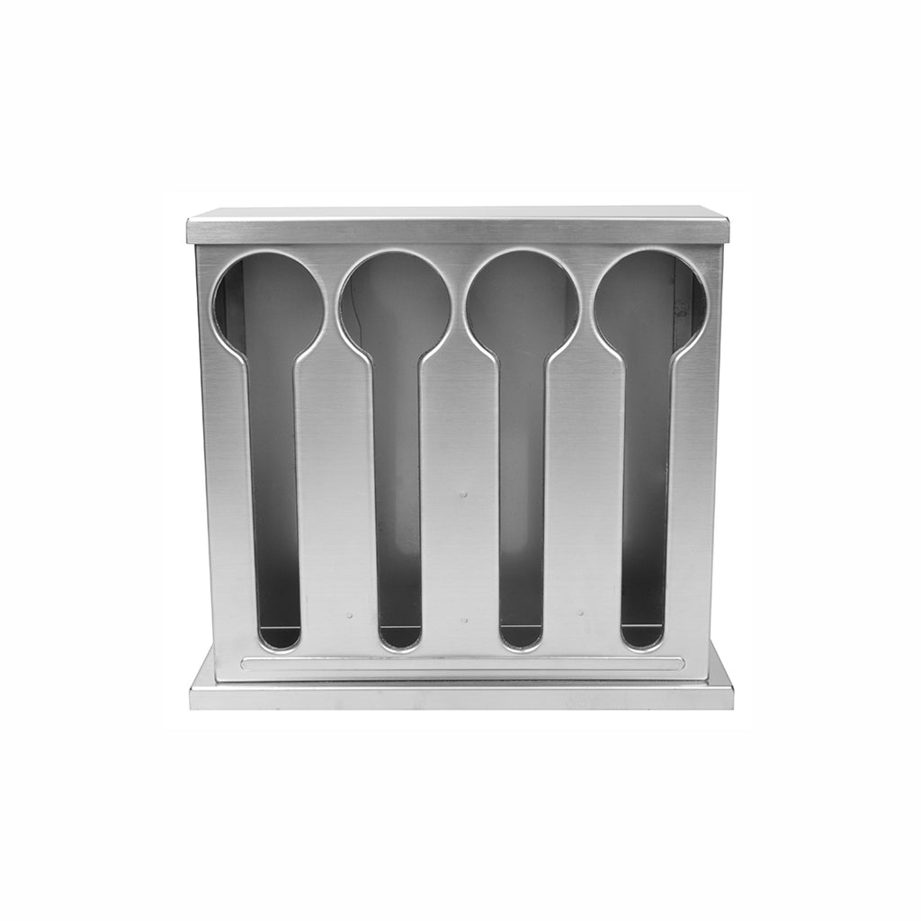 Stainless Steel Buffet Utensil Holder 4 Holes