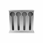 Stainless Steel Buffet Utensil Holder 4 Holes