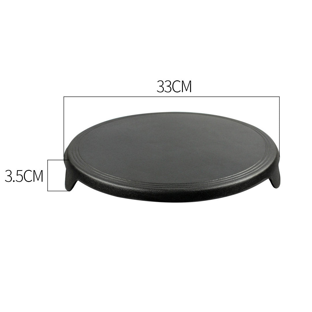 33cm Reversible Cast Iron Crepe Pan