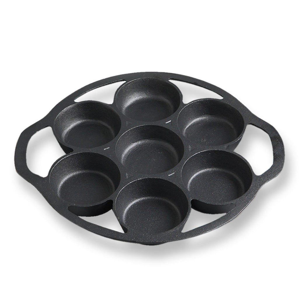 32cm Cast Iron Takoyaki Maker 7 Hole Mold