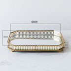 35cm Rectangular Vanity Tray with Handles