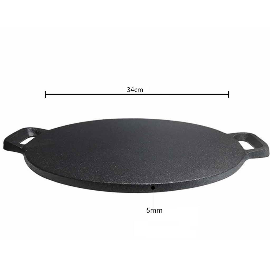 Cast Iron Induction Crepe Baking Pan 34cm