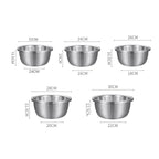 SOGA Stainless Steel Metal Basket Strainer 5PCS Set B