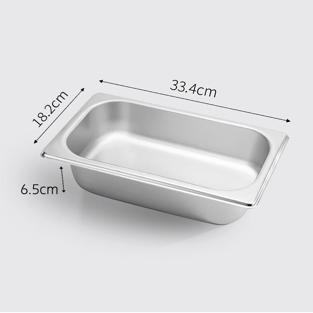 Gastronorm GN Pan Full Size 1/3 GN Pan 6.5 cm Deep Tray