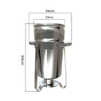 11L Round Stainless Steel Marmite Chafing Dish