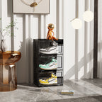 3 Tier Black Shoe Organiser