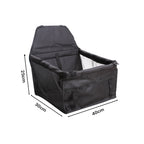Waterproof Car Seat Portable Dog Carrier Bag Black