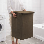 Coffee Medium Laundry Hamper Storage Box