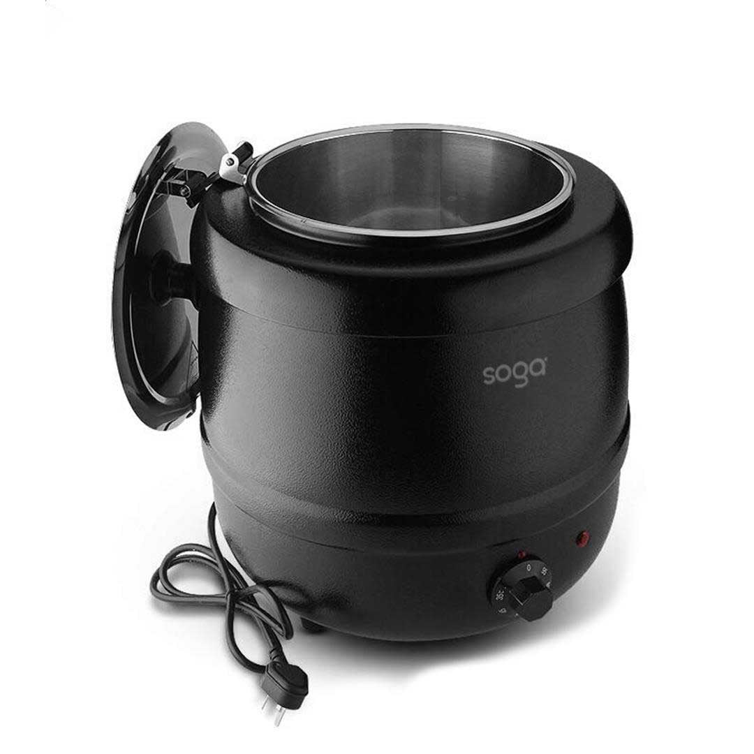 10L Commercial Electric Soup Maker Black