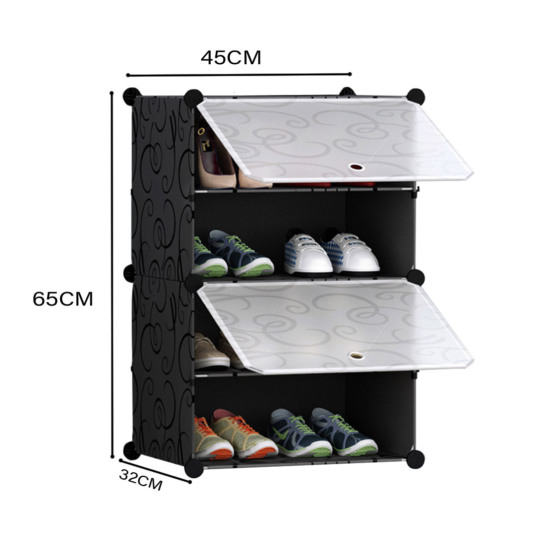 4 Tier Shoe Rack Organizer