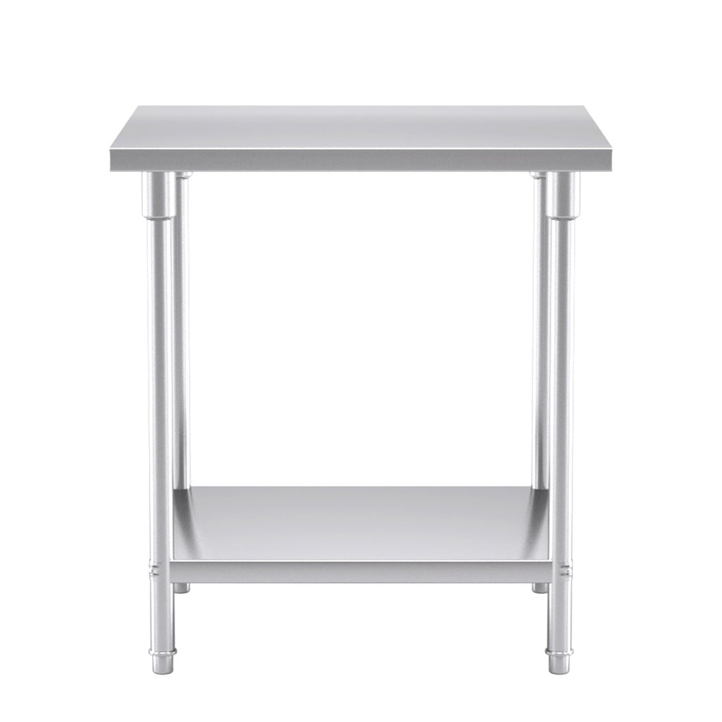 2-Tier Commercial Catering Stainless Steel Work Bench 80*70*85cm