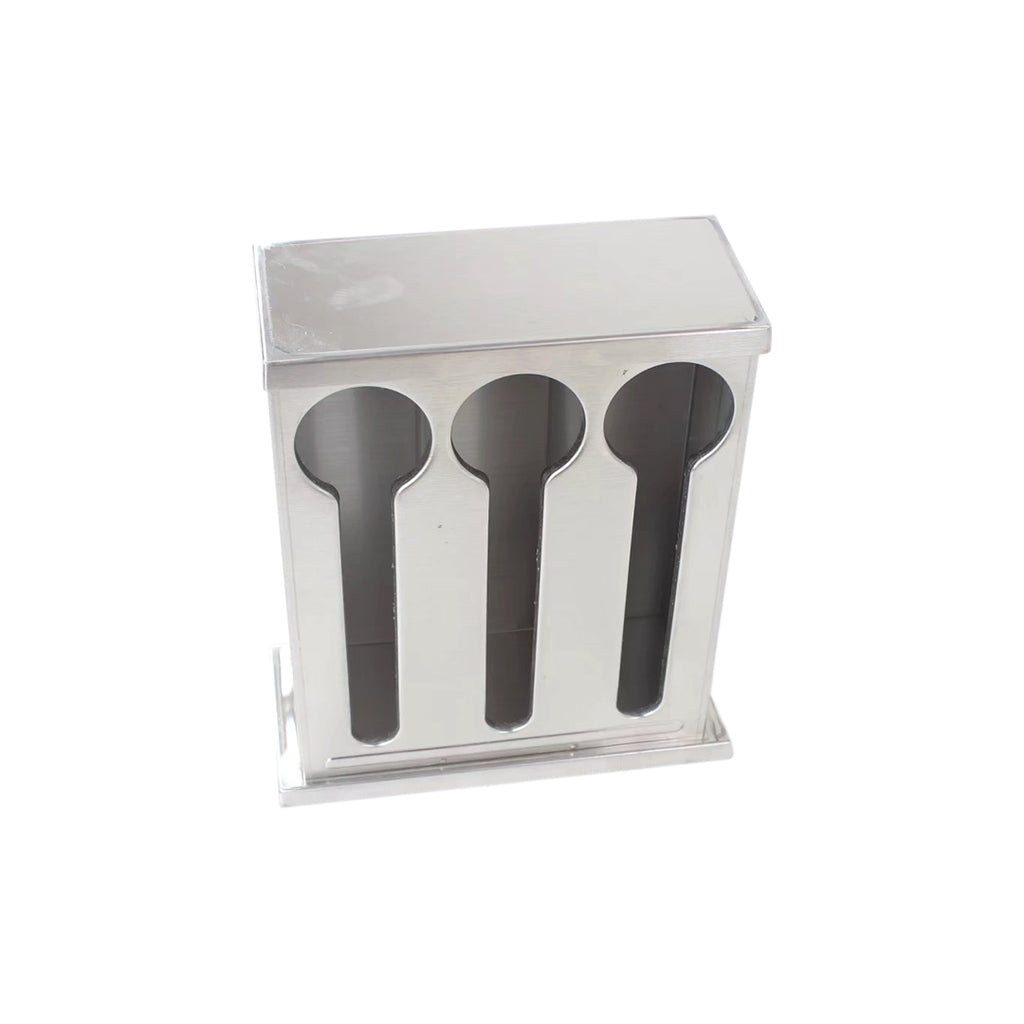 Stainless Steel Buffet Utensil Holder 3 Holes