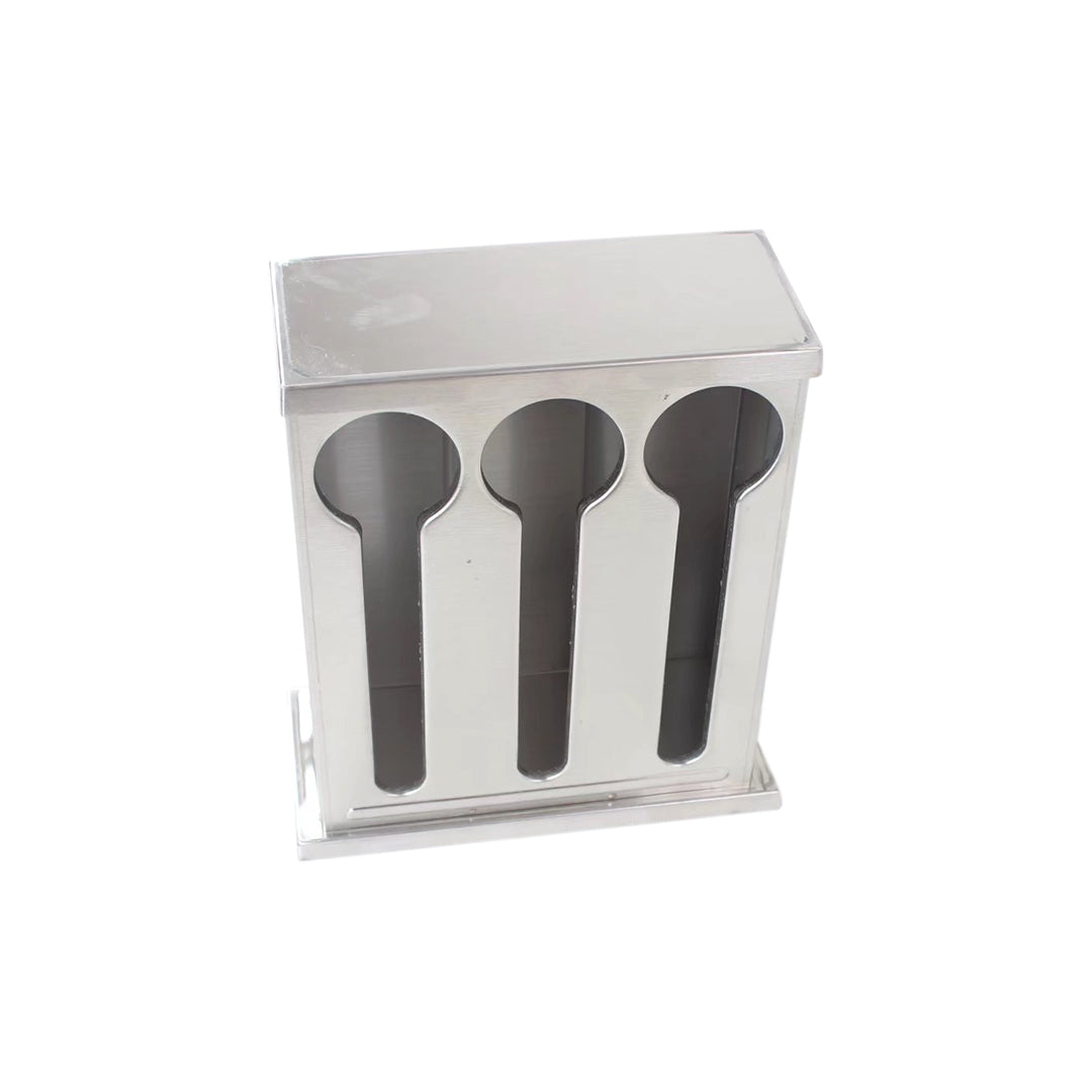 Stainless Steel Buffet Utensil Holder 3 Holes