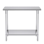 2-Tier Commercial Catering Stainless Steel Work Bench100*70*85cm