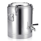 30L Stainless Steel Insulated Beverage Dispenser with Tap