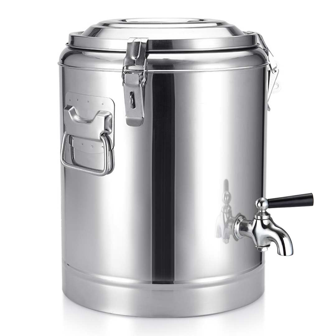 30L Stainless Steel Insulated Beverage Dispenser with Tap