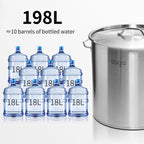 198L Top Grade 18/10 Stainless Steel Stockpot