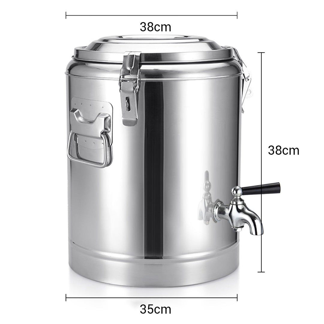 22L Stainless Steel Insulated Beverage Dispenser with Tap