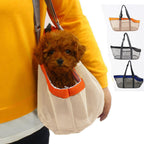 Waterproof Breathable Net Mesh Pet Carrier Bag Orange