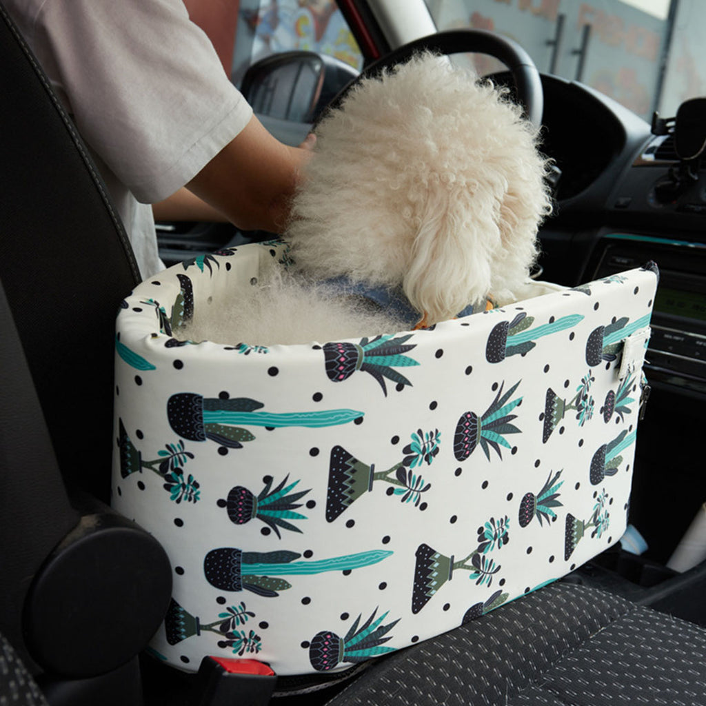 Car Pet Bag with Botanical Print
