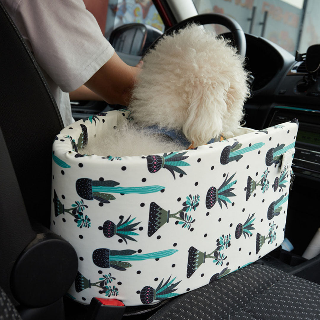 Car Pet Bag with Botanical Print