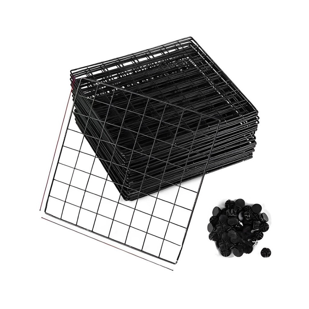 Black Portable 8-Cube Organiser