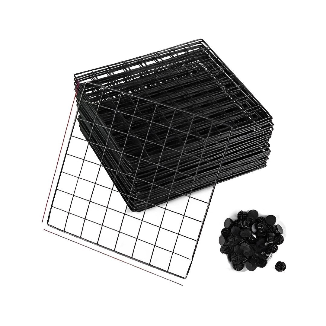 Black Portable 8-Cube Organiser