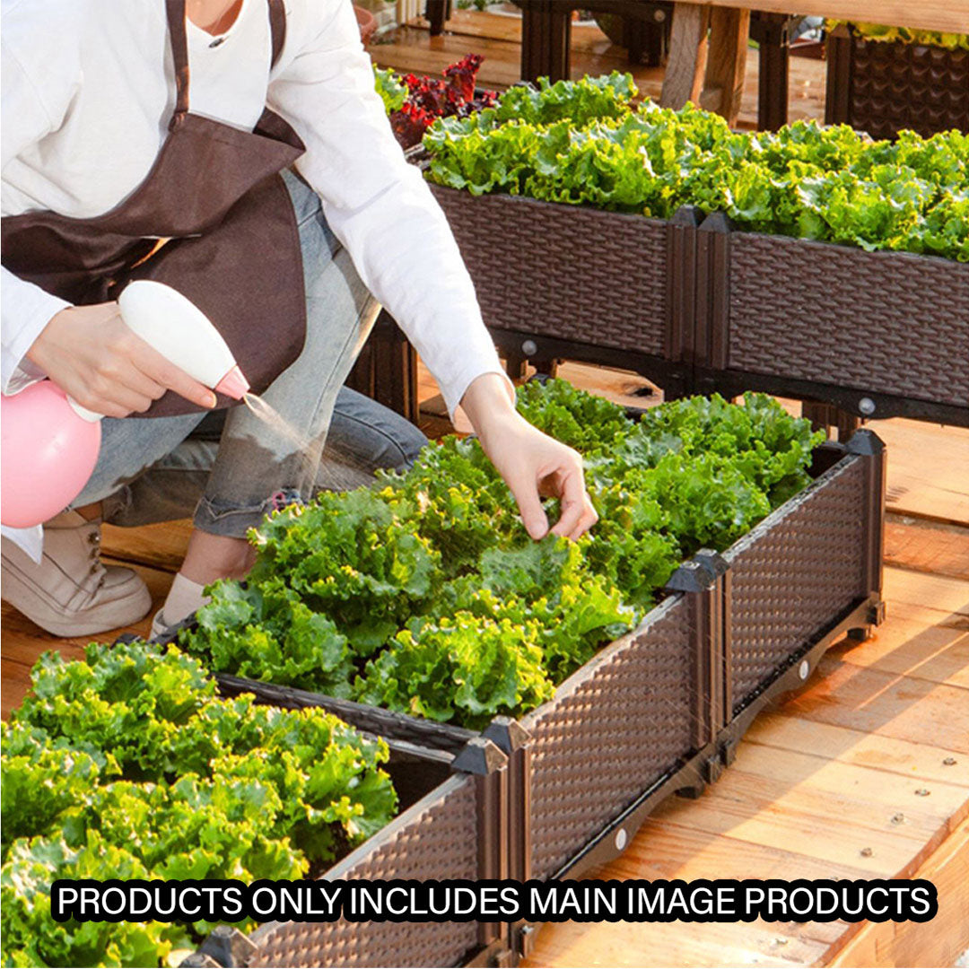 160X36CM Garden Plastic Planter Box with Legs