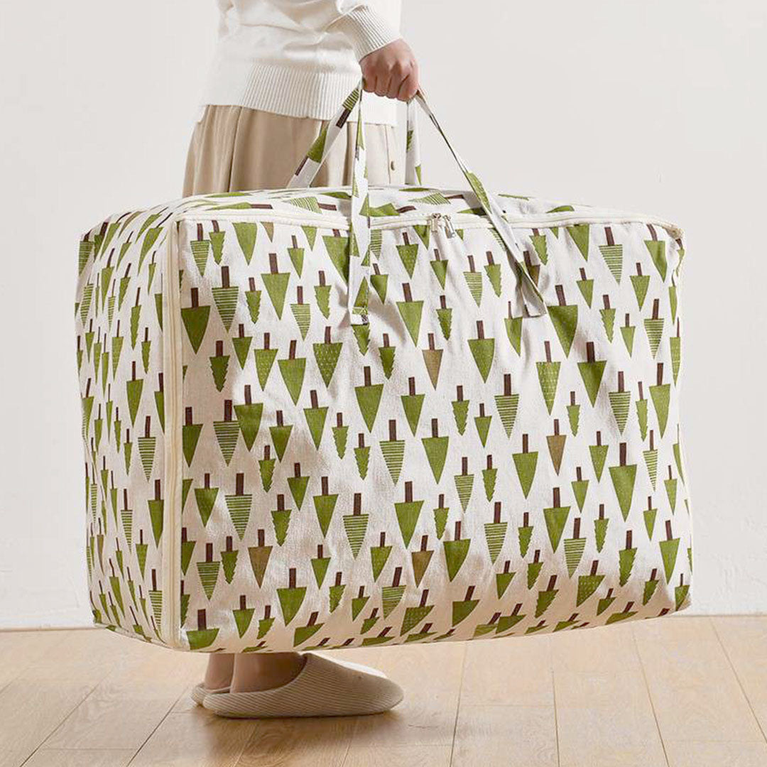 Green Tree Large Storage Luggage Bag