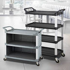 4 Tier Multifunctional Utility Cart Black