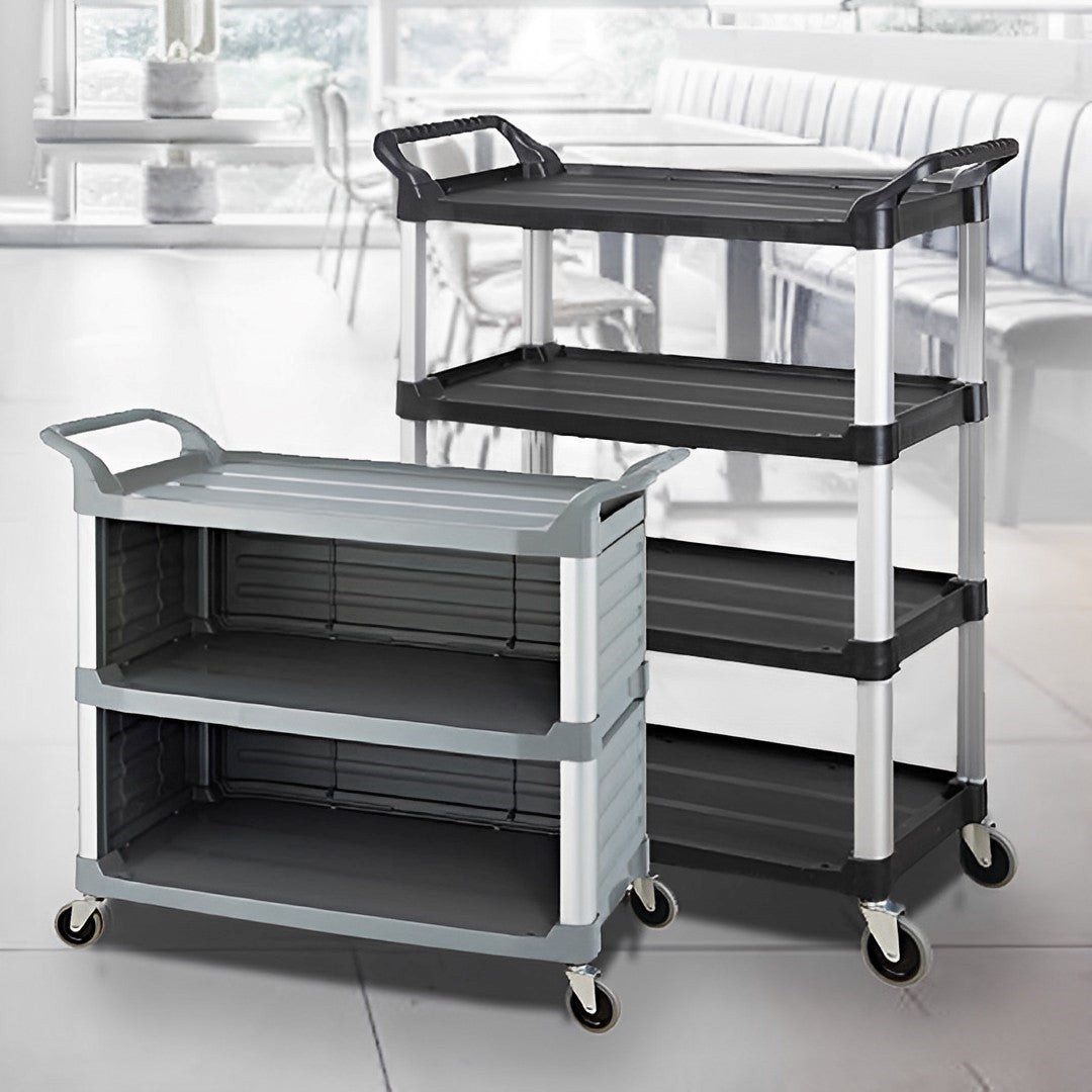 4 Tier Multifunctional Utility Cart Black