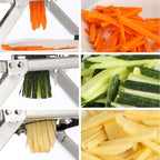 Commercial Potato Cutter Stainless Steel 3 Blades