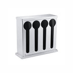Stainless Steel Buffet Utensil Holder 4 Holes