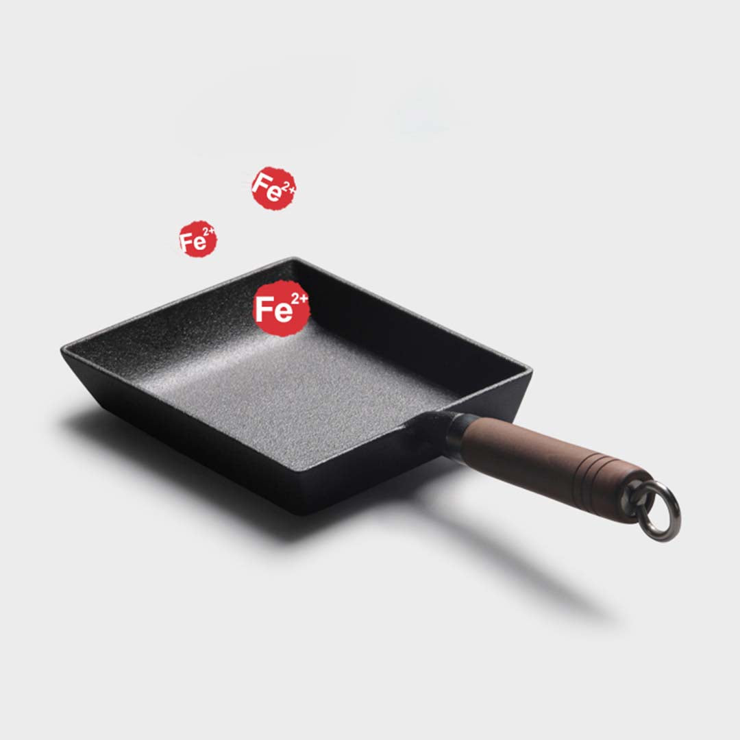 Cast Iron Tamagoyaki Omelette Fry Pan